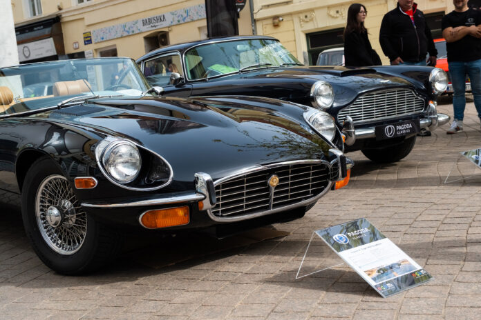 Classic Elegance: Jaguar E-Type and Aston Martin DB4 at Spring Oldtimer Show in Zagreb Classic Elegance: Jaguar E-Type and Aston Martin DB4 at Spring Oldtimer Show in Zagreb