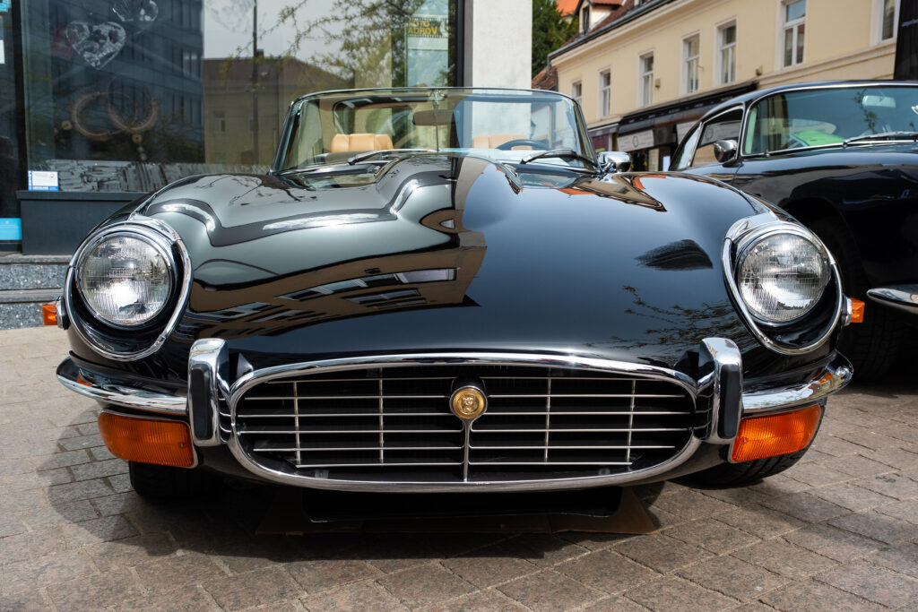 Jaguar E-Type in the heart of Zagreb, Zagreb, photograph 3