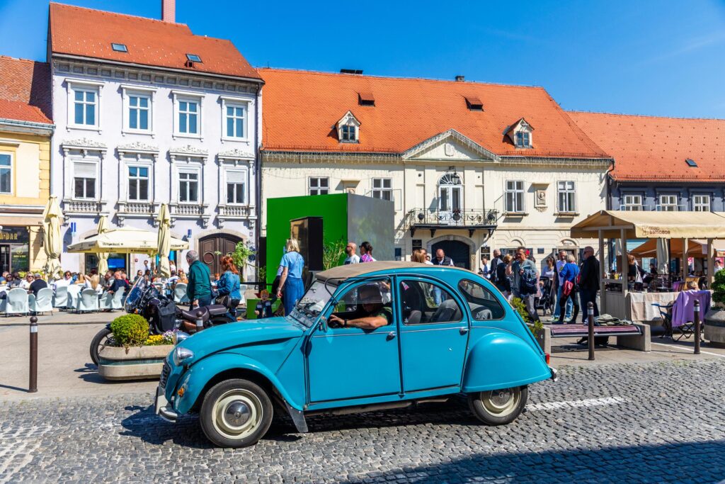 A classic Citroën in Samobor, Samobor